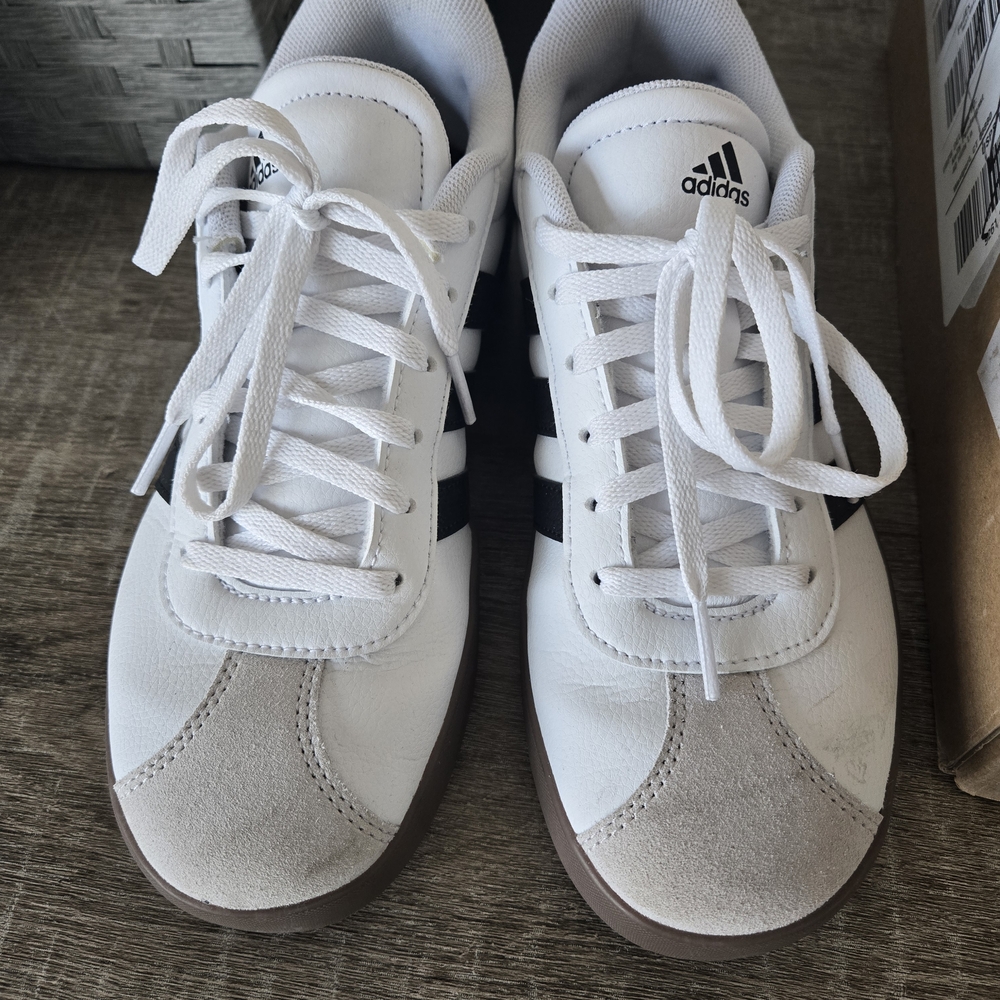 Adidas White and Black Sneakers